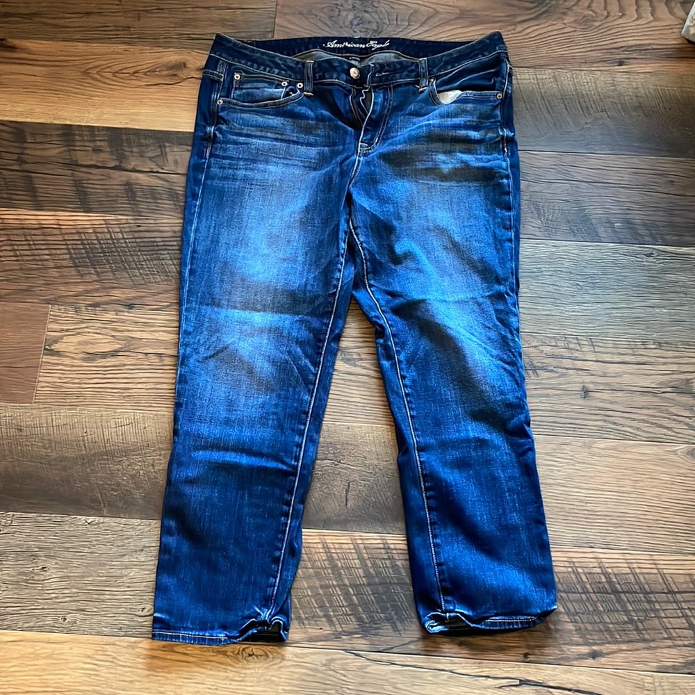 American Eagle size 14 slouchy jeans